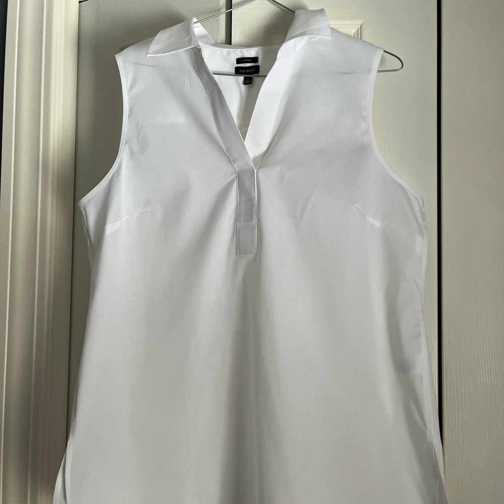 Talbots White Blouse with Blouses Style